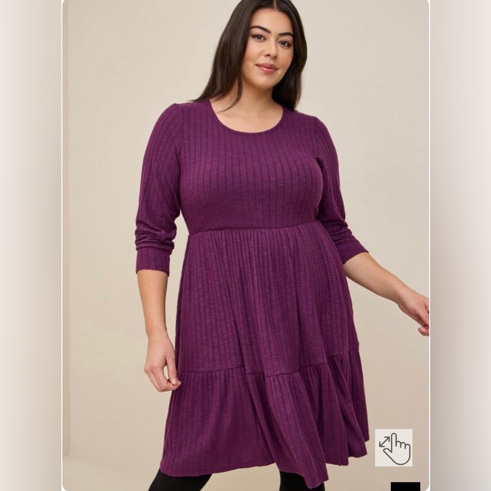 Purple Sweater Dress from Torrid (Size 5)